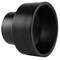 Charlotte Pipe And Foundry Charlotte Pipe 1-1/2 in. Hub X 3 in. D Hub ABS Coupling ABS001020800 - alternate 1